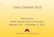Dairy Outlook 2013