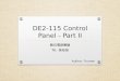 DE2-115  Control Panel - Part II