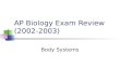 AP Biology Exam Review (2002-2003)