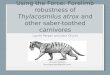 Using the Force: Forelimb robustness of  Thylacosmilus atrox  and other saber-toothed carnivores