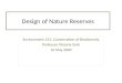 Design of Nature Reserves