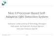 Nios  II Processor-Based Self-Adaptive QRS Detection System