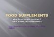Food supplements