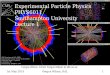 Experimental Particle Physics PHYS6011 Southampton University  Lecture 1