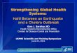 Strengthening Global Health Systems:  Haiti Between an Earthquake  and a  Cholera Outbreak