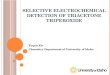 Selective Electrochemical Detection of  Triacetone Triperoxide
