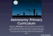 Astronomy Primary Curriculum