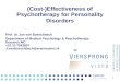 ( Cost- ) Effectiveness of Psychotherapy for Personality Disorders