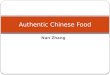 Authentic Chinese Food