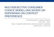 Multiobjective  consumer choice  modelling  based on depending-on-context preference
