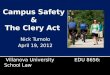 Campus Safety  &  The  Clery  Act