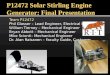 P12472 Solar Stirling Engine Generator: Final Presentation