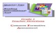 Grade 1 Teacher Directions C ommon  F ormative  A ssessment
