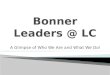 Bonner Leaders @ LC