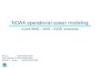 NOAA operational ocean modeling