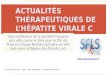 Actualités thérapeutiques de l’hépatite virale C