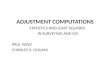 ADJUSTMENT COMPUTATIONS STATISTICS AND LEAST SQUARES  IN SURVEYING AND GIS PAUL WOLF