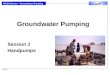 Groundwater Pumping