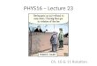 PHYS16 – Lecture 23