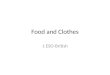 Food  and  Clothes