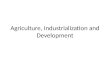 Agriculture, Industrialization  and  Development