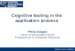 Cognitive testing in the application process