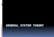 General System Theory