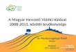 A Magyar Nemzeti Vidéki Hálózat  2008-2013. közötti tevékenysége