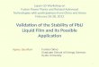 Validation of the Stability of  PbLi  Liquid Film and its Possible Application