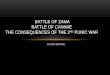 BATTLE OF ZAMA BATTLE OF CANNAE  THE CONSEQUENCES OF THE 2 ND  PUNIC WAR