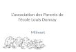 L’association des Parents de l’école Louis Donnay