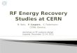 RF Energy Recovery Studies at CERN