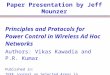 Paper Presentation by Jeff Mounzer