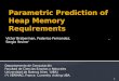 Parametric Prediction of Heap Memory Requirements