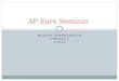 AP Euro Seminar