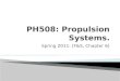 PH508: Propulsion Systems