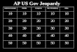 AP US Gov  Jeopardy