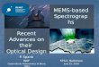 MEMS-based Spectrographs