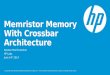 Memristor Memory With Crossbar Architecture