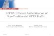 iHTTP: Efficient Authentication of  Non-Confidential HTTP Traffic