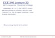 ECE 340  Lecture 33 MOS capacitor Threshold Voltage