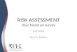 RISK ASSESSMENT Your friend on survey