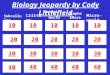 Biology  Jeopardy by  C ody  L ittlefield