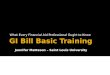 GI Bill Basic Training Jennifer Matteson – Saint Louis University