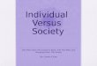 Individual  Versus  Society