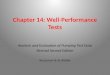 Chapter 14: Well-Performance  Tests