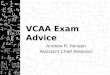 VCAA  Exam Advice