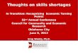 Thoughts on skills shortages