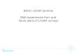 BSHC LIDAR  S eminar SMA  e xperiences from and  future plans  of  LIDAR  surveys