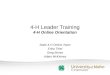 4-H Leader Training 4-H Online Orientation